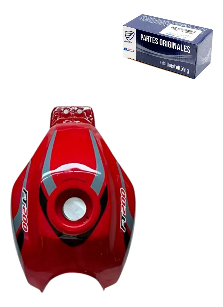 Tanque Combustible Rojo Italika Original Ft200 F17010277