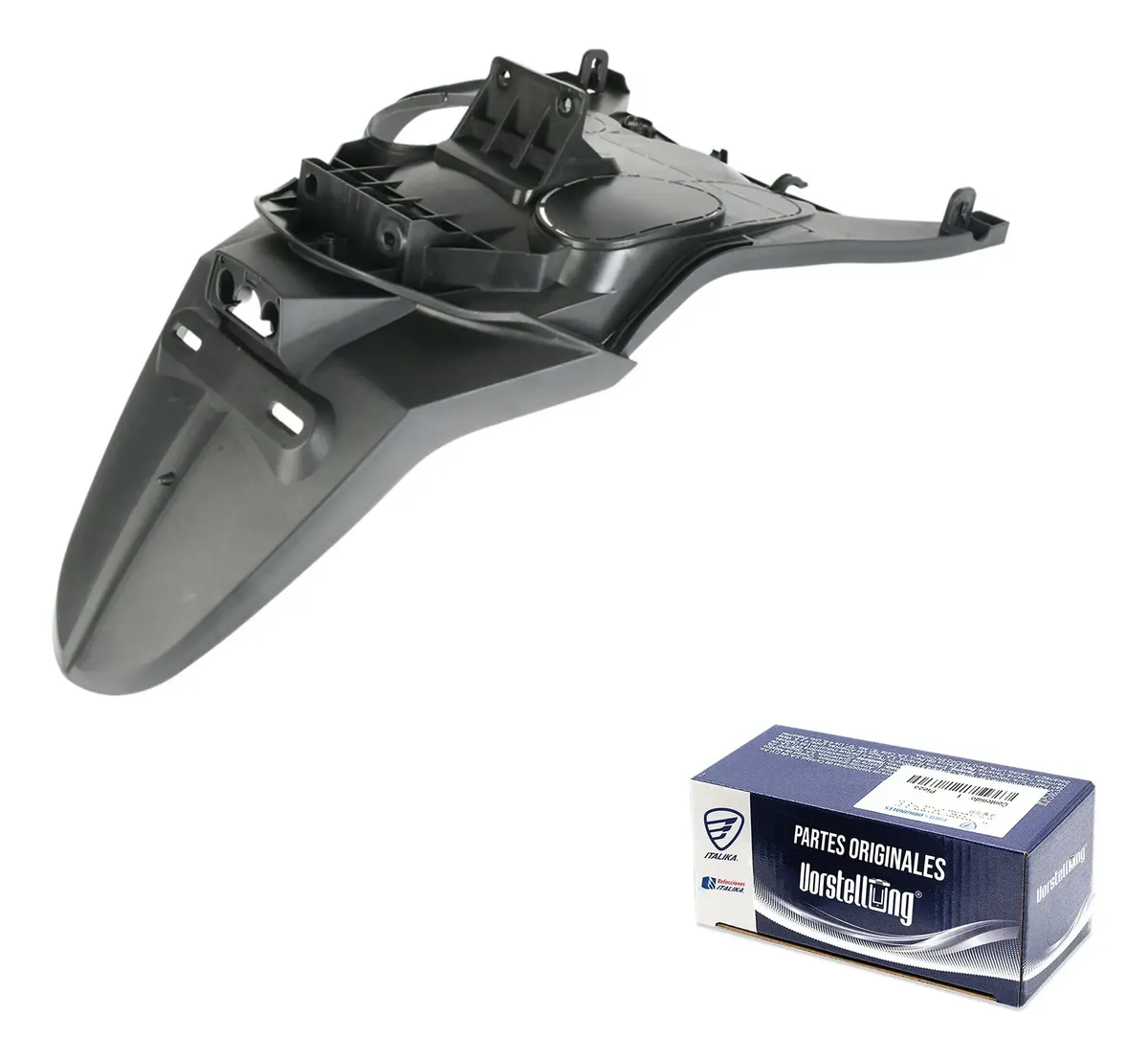 [F16020192] Salpicadera Tras Negro Vitalia150 Italika Original F16020192