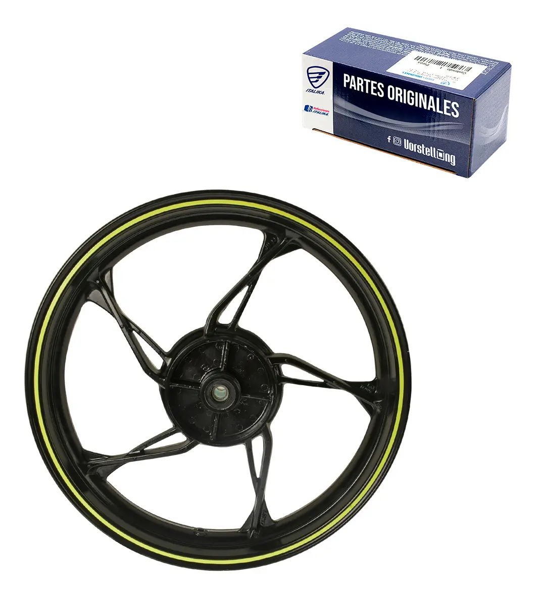 Rin Delantero Negro Ft200ts Italika Original F14030242