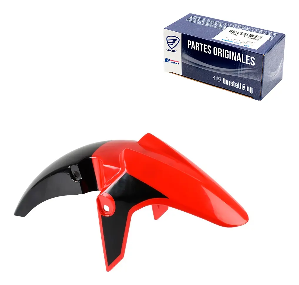Salpicadera Del Negro Rojo ft250 Ts Italika F16010377
